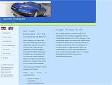 Tablet Screenshot of corvette-trading.ch